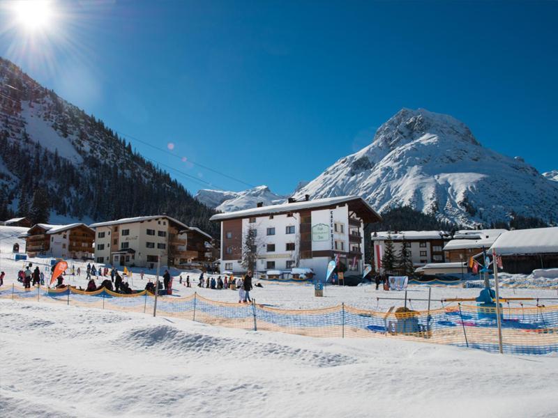 Pension Cafe Fritz Lech am Arlberg Kültér fotó