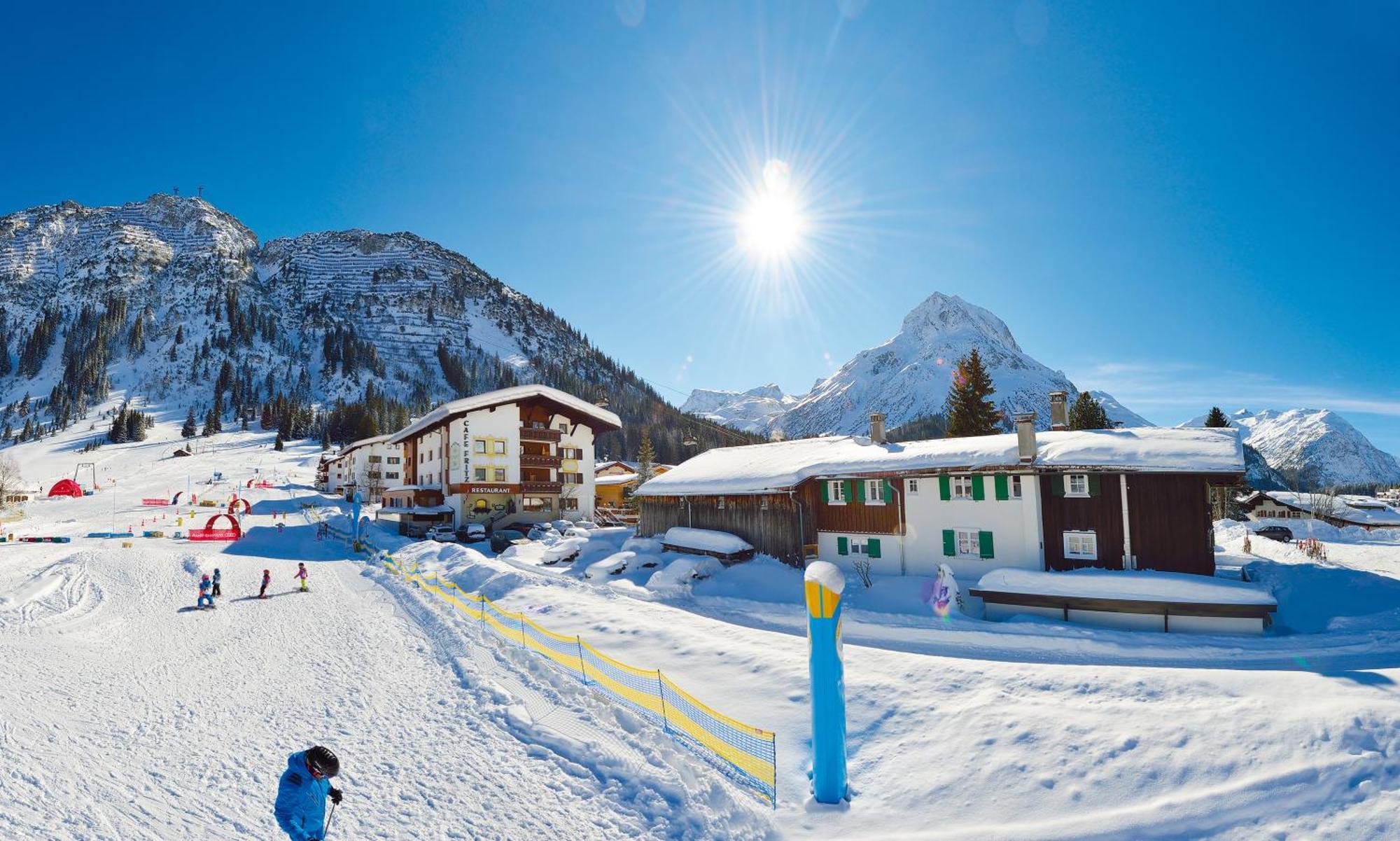 Pension Cafe Fritz Lech am Arlberg Kültér fotó